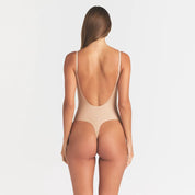 Low back bodysuit Beige
