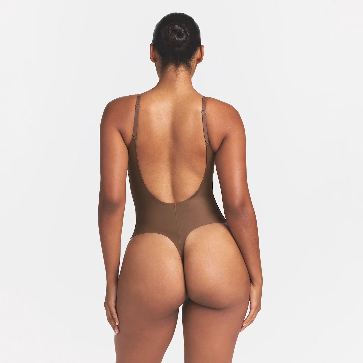 Low back bodysuit Café