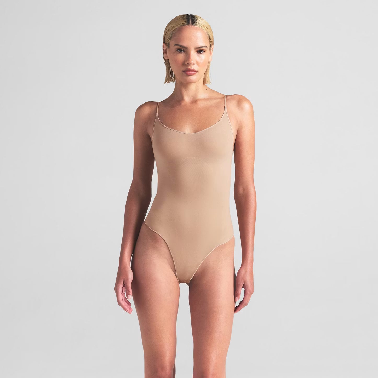 Thong Bodysuit Beige
