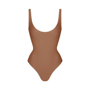 Low back bodysuit Café